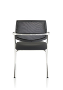 Dynamic Swift medium-back visitor chair with straight legs, featuring a sleek design and comfortable seating for office or waiting areas.