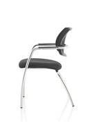 Dynamic Swift Medium Back Visitor Chair with straight legs, featuring a comfortable padded seat and supportive backrest.