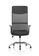 Dynamic Vegalite executive mesh chair with armrests, ergonomic office seating with breathable mesh back and adjustable features.