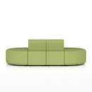 Dynamic Mawsley Modular Seating Set with low back 8-seater capsule island, showing modern outdoor lounge furniture arrangement.
