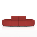 Dynamic Mawsley Modular Seating Set low back 8-seater capsule island with plush cushions and modern design, ideal for outdoor or indoor use.