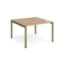 Adapt Back to Back Desks 600mm Deep - Beech - NWOF