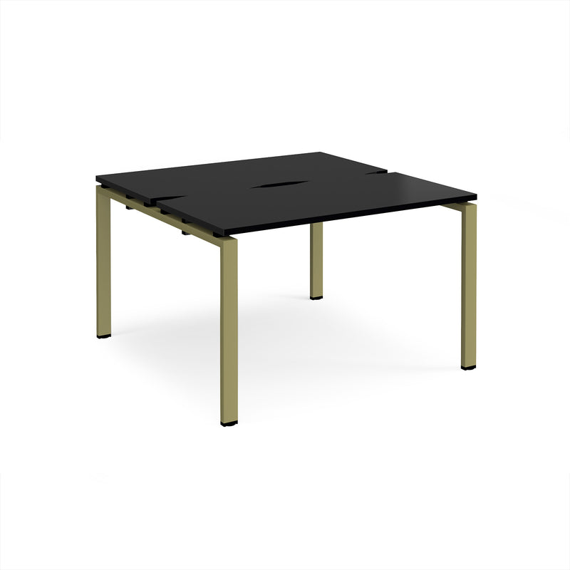 Adapt Back to Back Desks 600mm Deep - Black