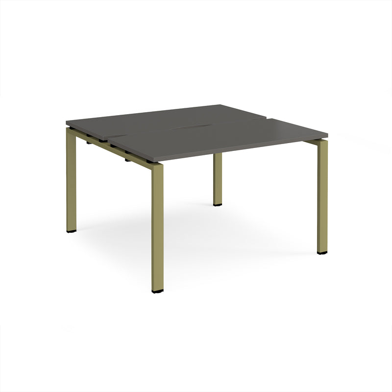 Adapt Back to Back Desks 600mm Deep - Storm Grey