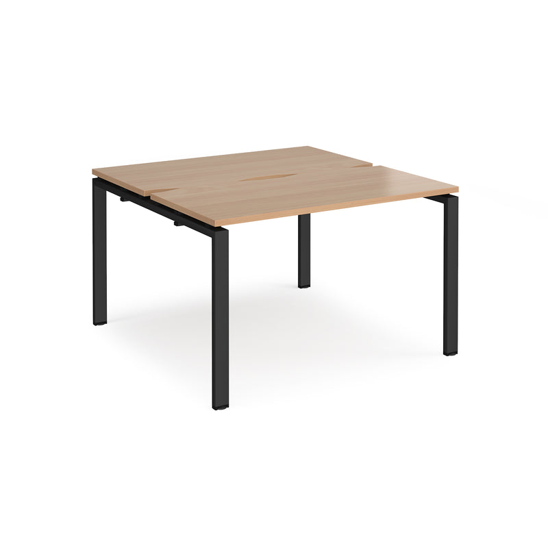 Adapt Back to Back Desks 600mm Deep - Beech
