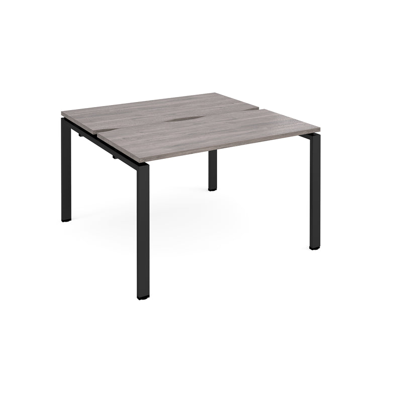 Adapt Back to Back Desks 600mm Deep - Grey Oak