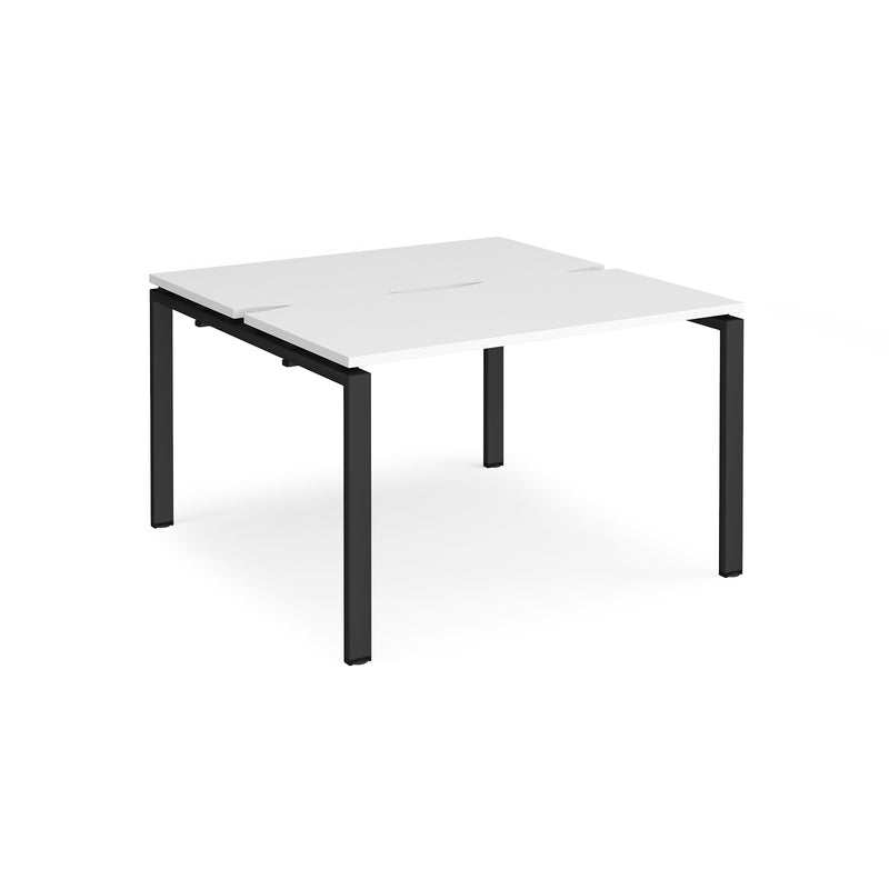 Adapt Back to Back Desks 600mm Deep - White