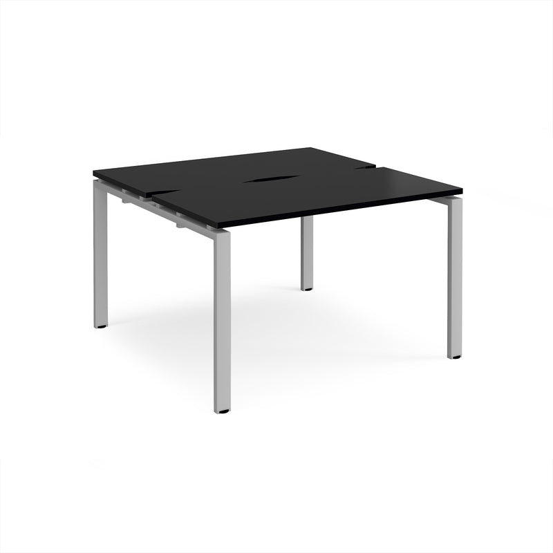 Adapt Back to Back Desks 600mm Deep - Black