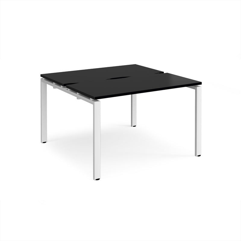 Adapt Back to Back Desks 600mm Deep - Black