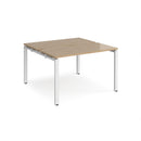 Adapt Back to Back Desks 600mm Deep - Kendal Oak - NWOF