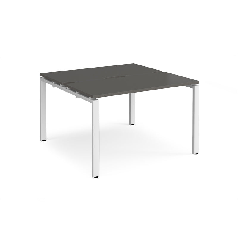 Adapt Back to Back Desks 600mm Deep - Storm Grey