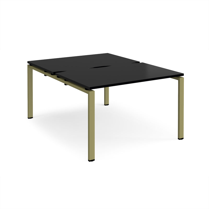 Adapt Back to Back Desks 800mm Deep - Black