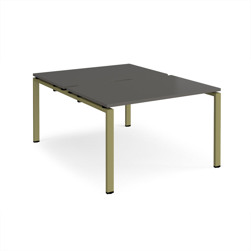 Adapt Back to Back Desks 800mm Deep - Storm Grey