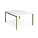 Adapt Back to Back Desks 800mm Deep - White - NWOF