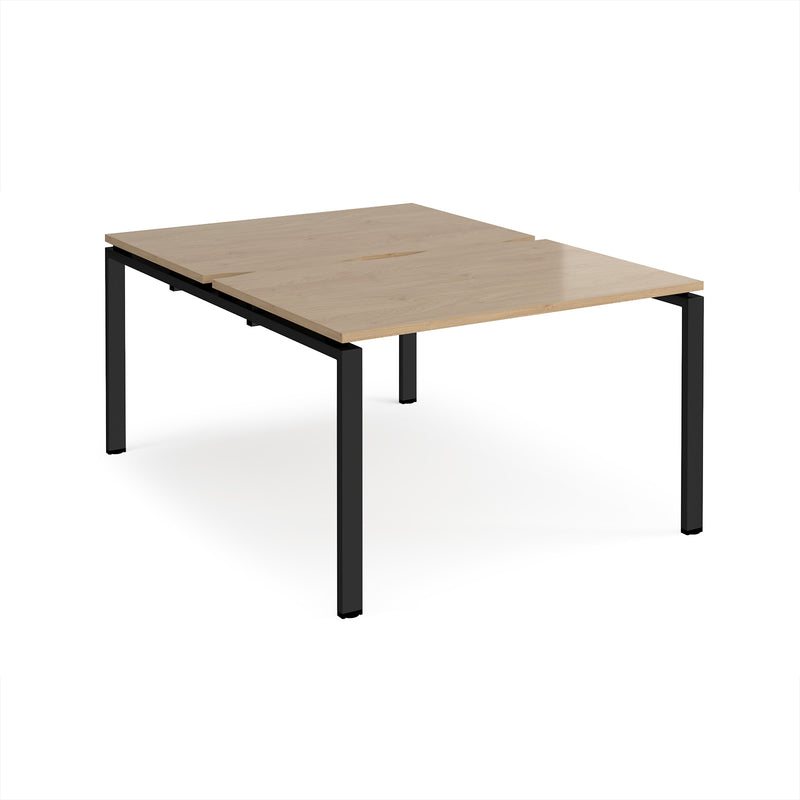 Adapt Back to Back Desks 800mm Deep - Kendal Oak