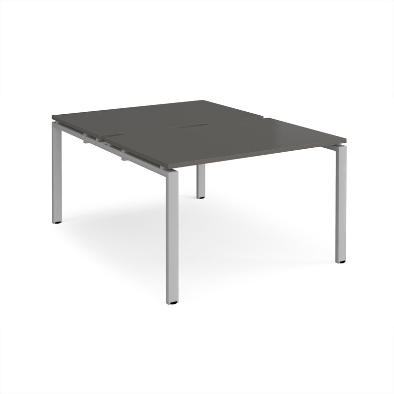 Adapt Back to Back Desks 800mm Deep - Storm Grey