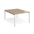 Adapt Back to Back Desks 800mm Deep - Kendal Oak - NWOF