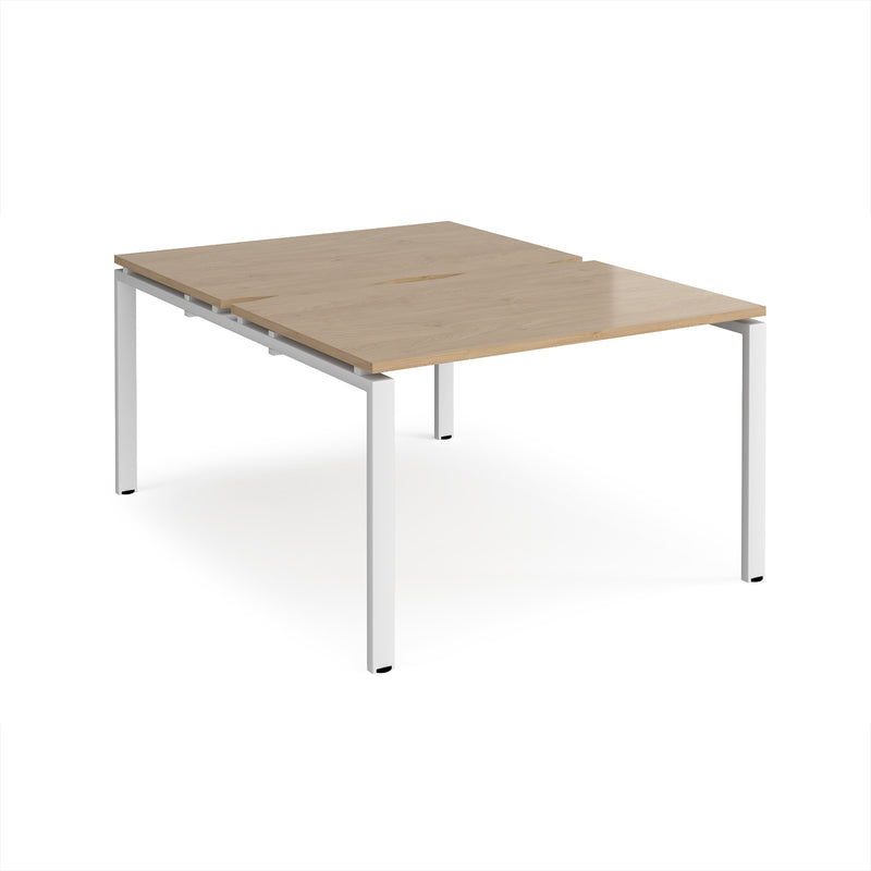 Adapt Back to Back Desks 800mm Deep - Kendal Oak