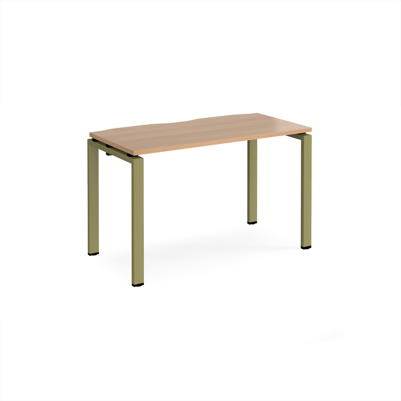 Adapt Single Desk 600mm Deep - Beech