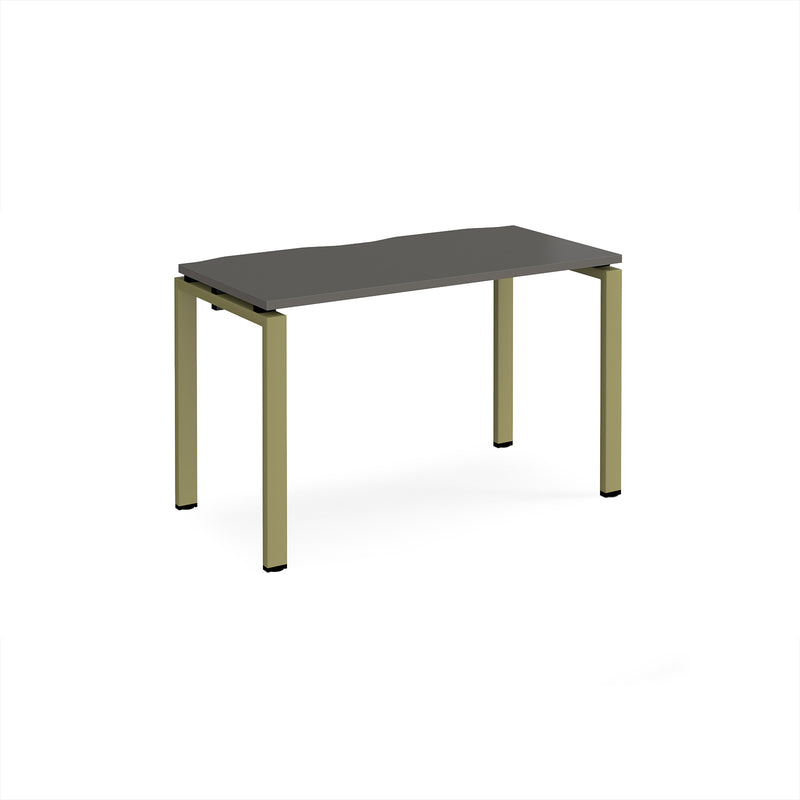 Adapt Single Desk 600mm Deep - Storm Grey