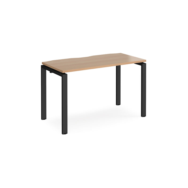 Adapt Single Desk 600mm Deep - Beech