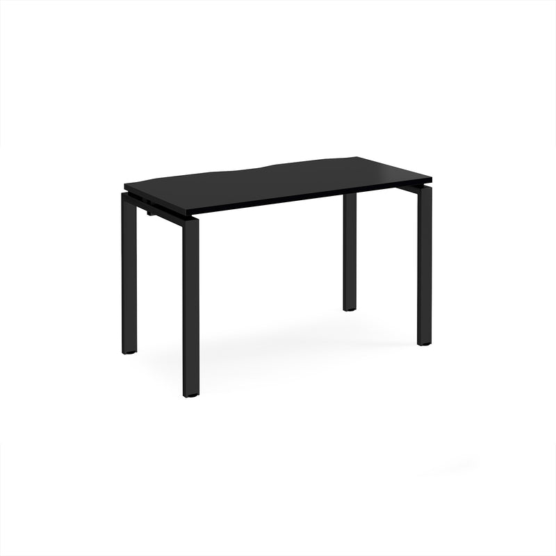 Adapt Single Desk 600mm Deep - Black