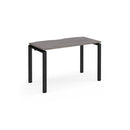 Adapt Single Desk 600mm Deep - Grey Oak - NWOF