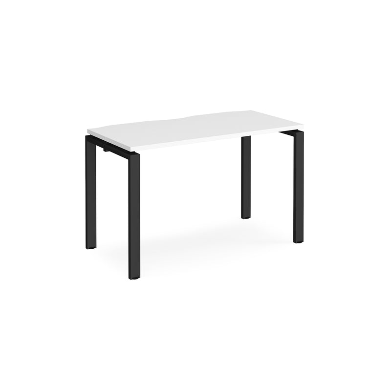 Adapt Single Desk 600mm Deep - White
