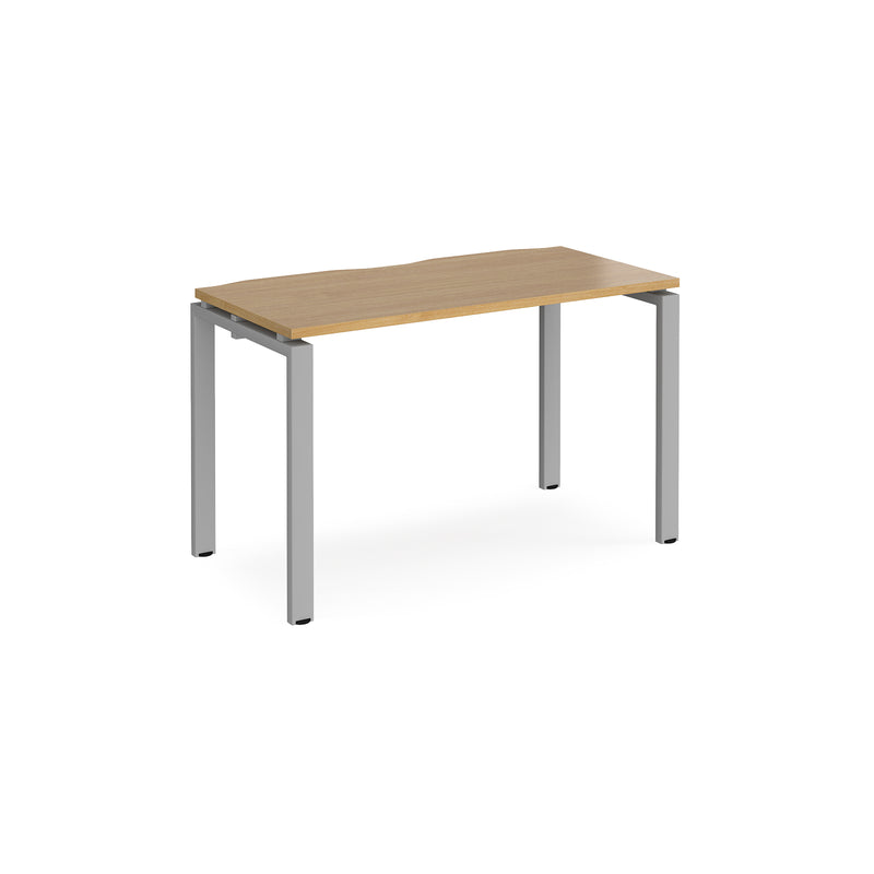 Adapt Single Desk 600mm Deep - Oak