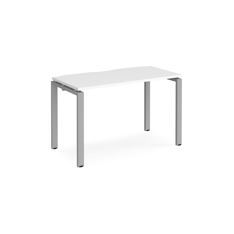 Adapt Single Desk 600mm Deep - White