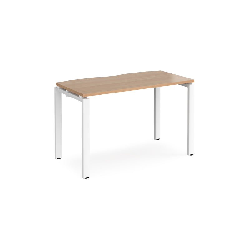 Adapt Single Desk 600mm Deep - Beech