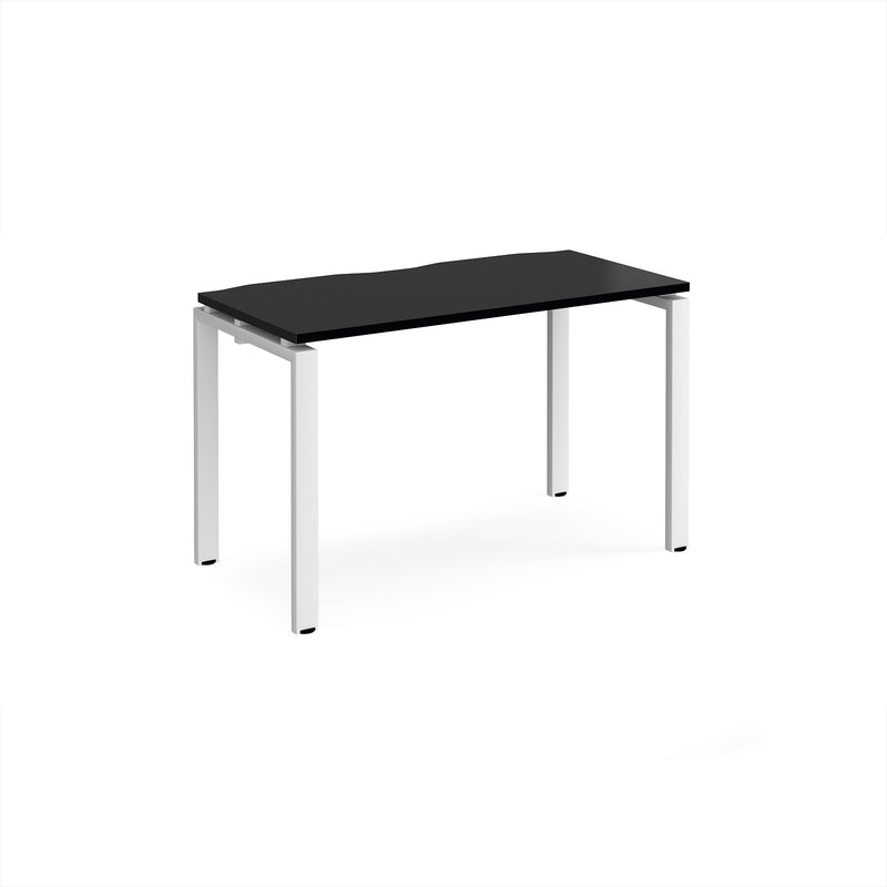 Adapt Single Desk 600mm Deep - Black