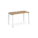 Adapt Single Desk 600mm Deep - Oak - NWOF