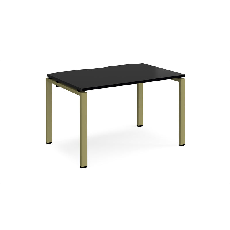 Adapt Single Desk 800mm Deep - Black