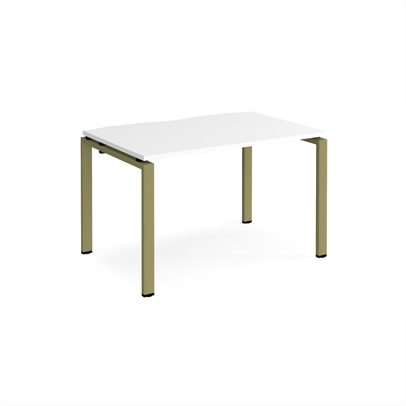 Adapt Single Desk 800mm Deep - White