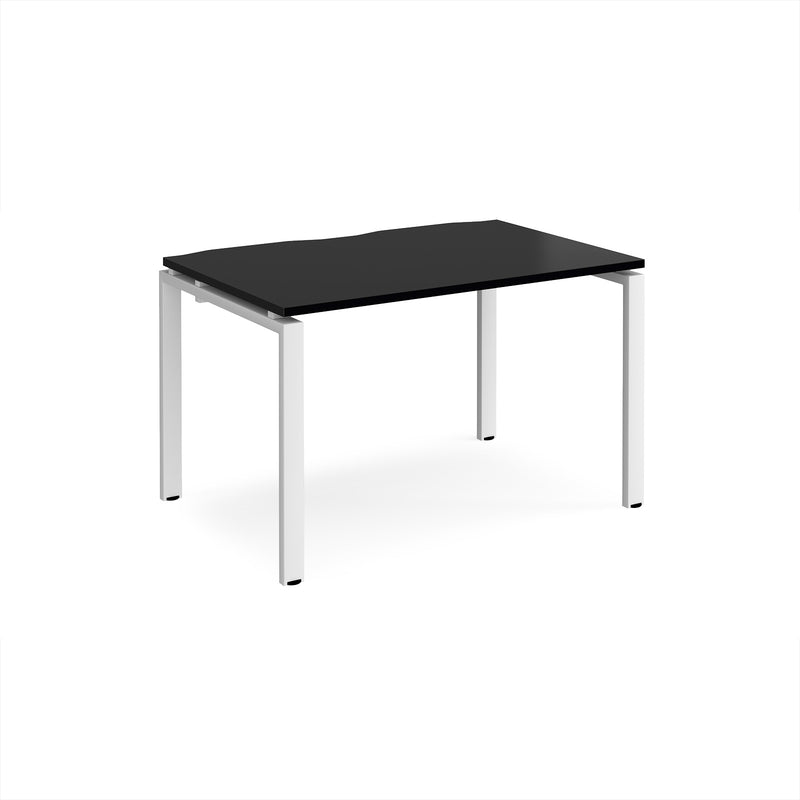 Adapt Single Desk 800mm Deep - Black