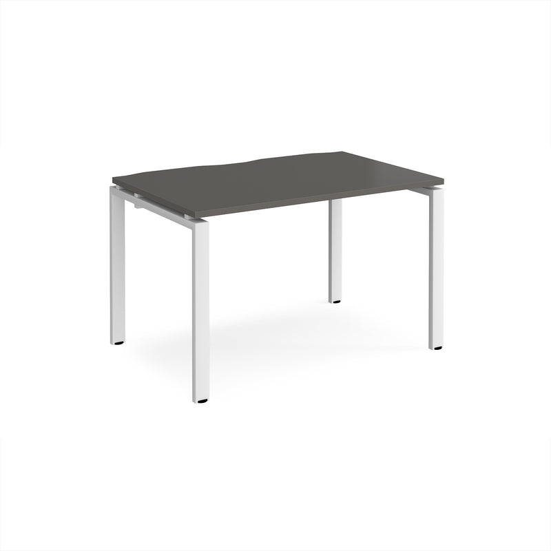 Adapt Single Desk 800mm Deep - Storm Grey