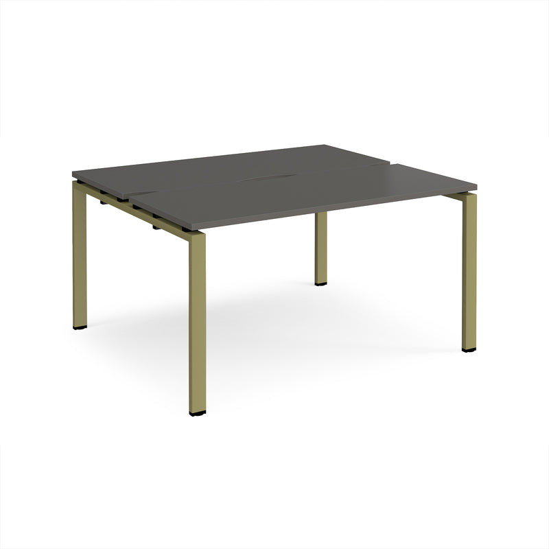 Adapt Back to Back Desks 600mm Deep - Storm Grey