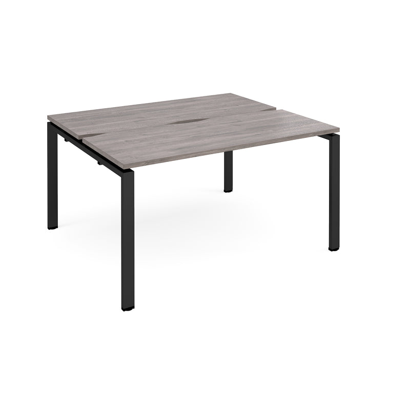 Adapt Back to Back Desks 600mm Deep - Grey Oak