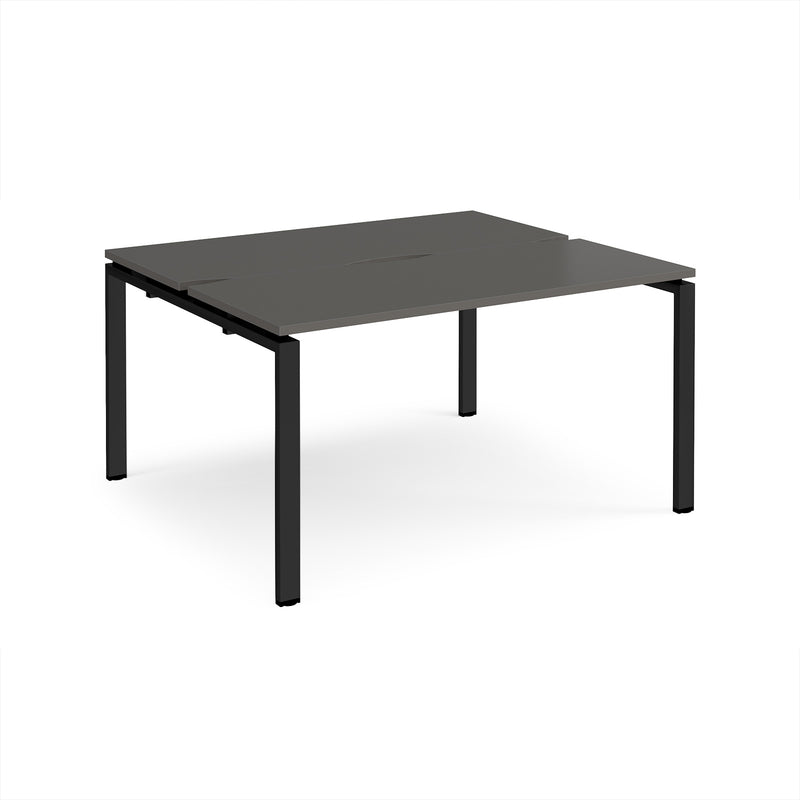 Adapt Back to Back Desks 600mm Deep - Storm Grey