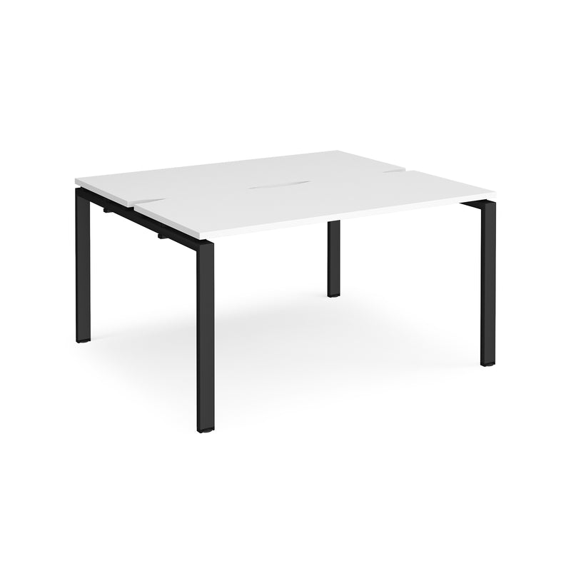 Adapt Back to Back Desks 600mm Deep - White