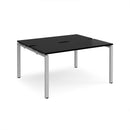 Adapt Back to Back Desks 600mm Deep - Black - NWOF