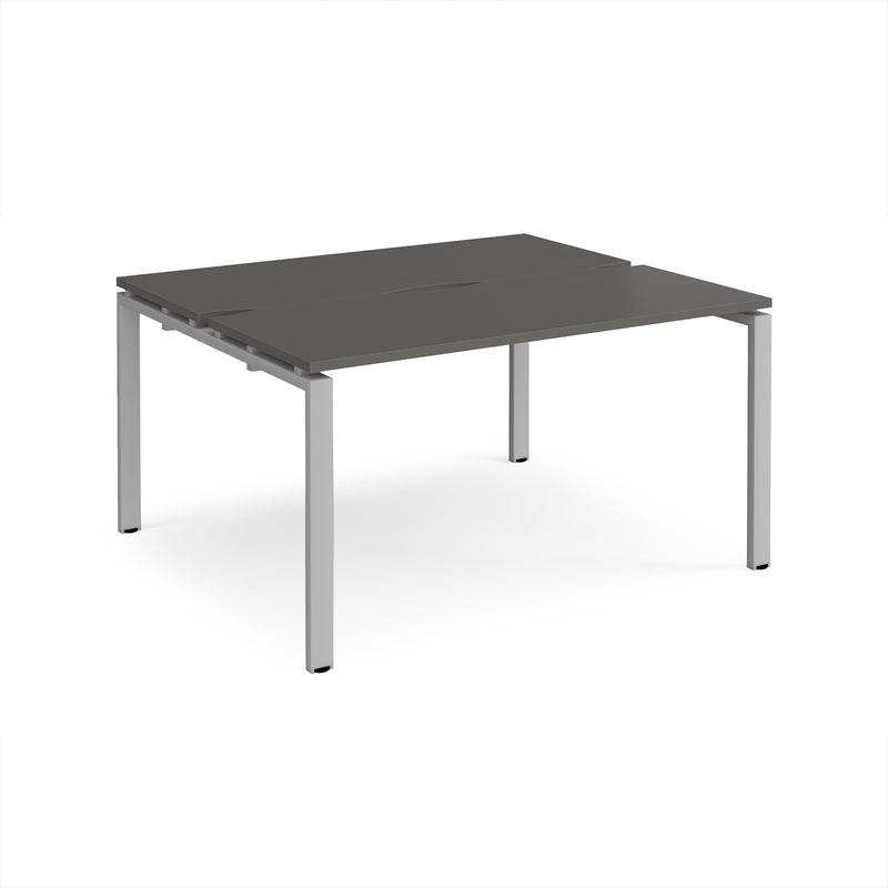 Adapt Back to Back Desks 600mm Deep - Storm Grey