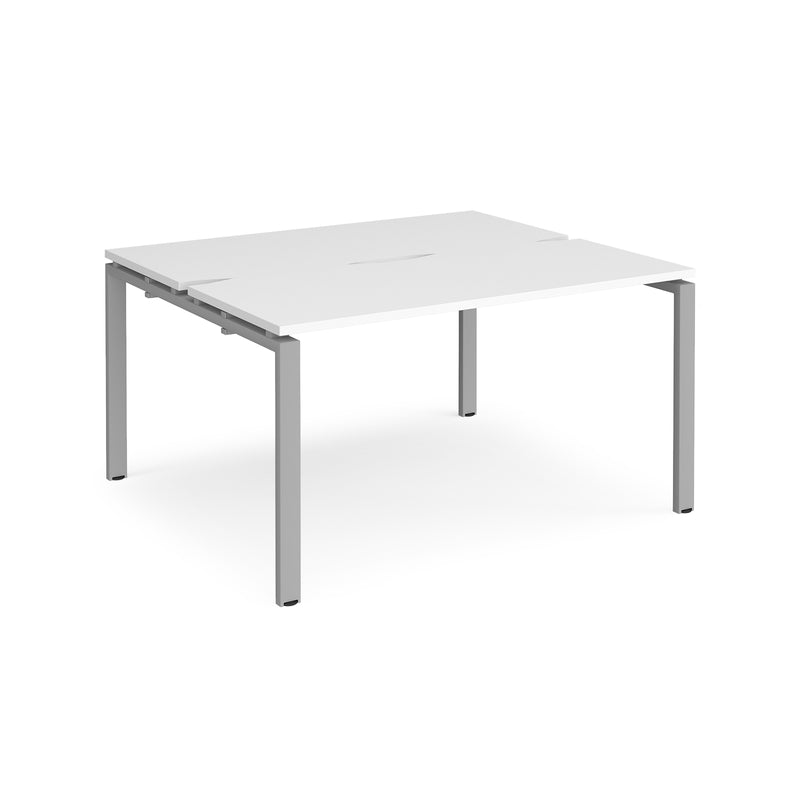 Adapt Back to Back Desks 600mm Deep - White