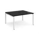 Adapt Back to Back Desks 600mm Deep - Black - NWOF