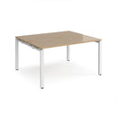 Adapt Back to Back Desks 600mm Deep - Kendal Oak - NWOF