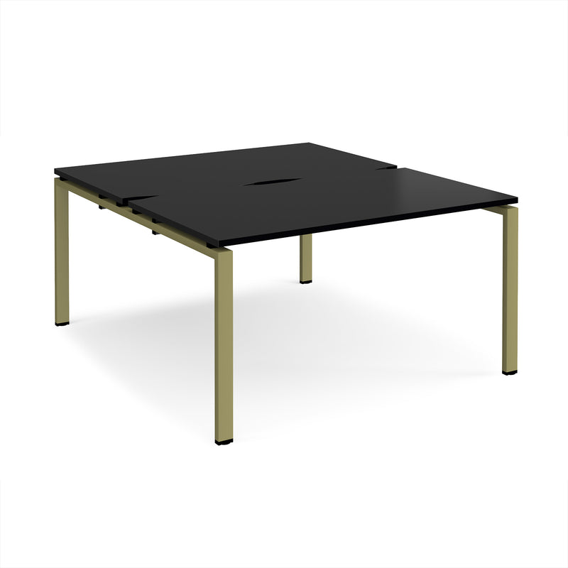 Adapt Back to Back Desks 800mm Deep - Black
