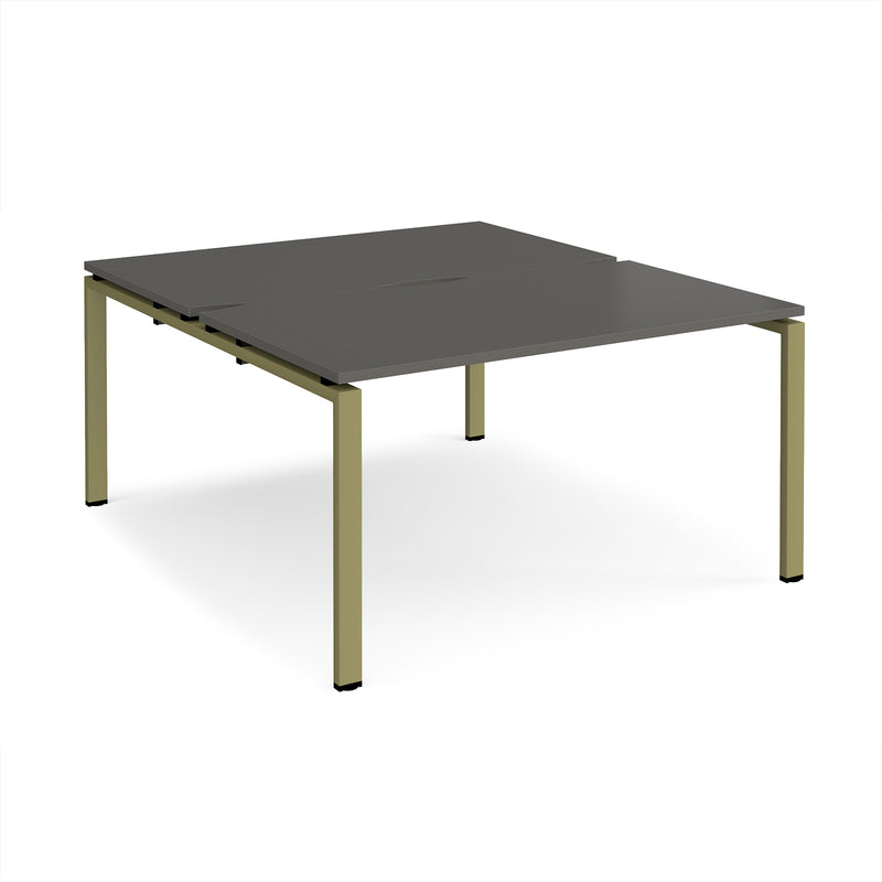 Adapt Back to Back Desks 800mm Deep - Storm Grey