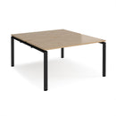 Adapt Back to Back Desks 800mm Deep - Kendal Oak - NWOF