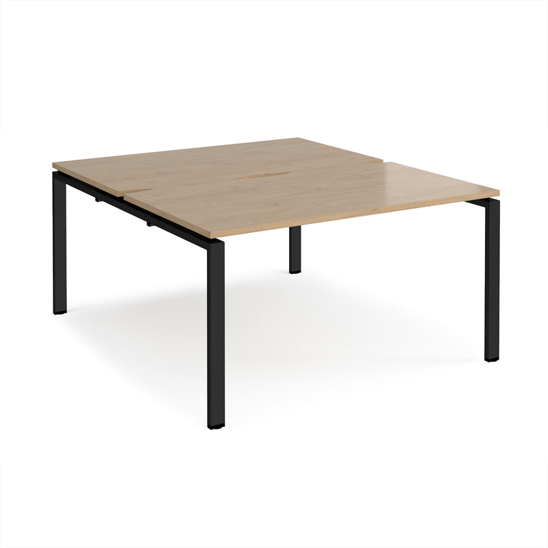 Adapt Back to Back Desks 800mm Deep - Kendal Oak